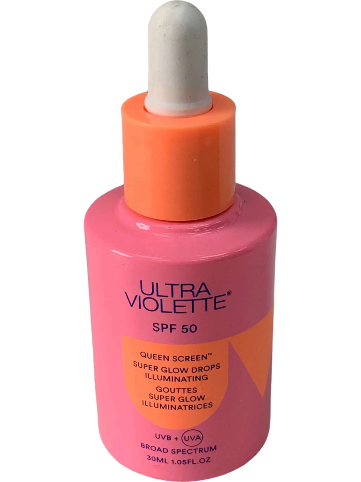 Ultra Violette Pink Queen Screen Super Glow Drops SPF 50 Illuminating Serum 30ml