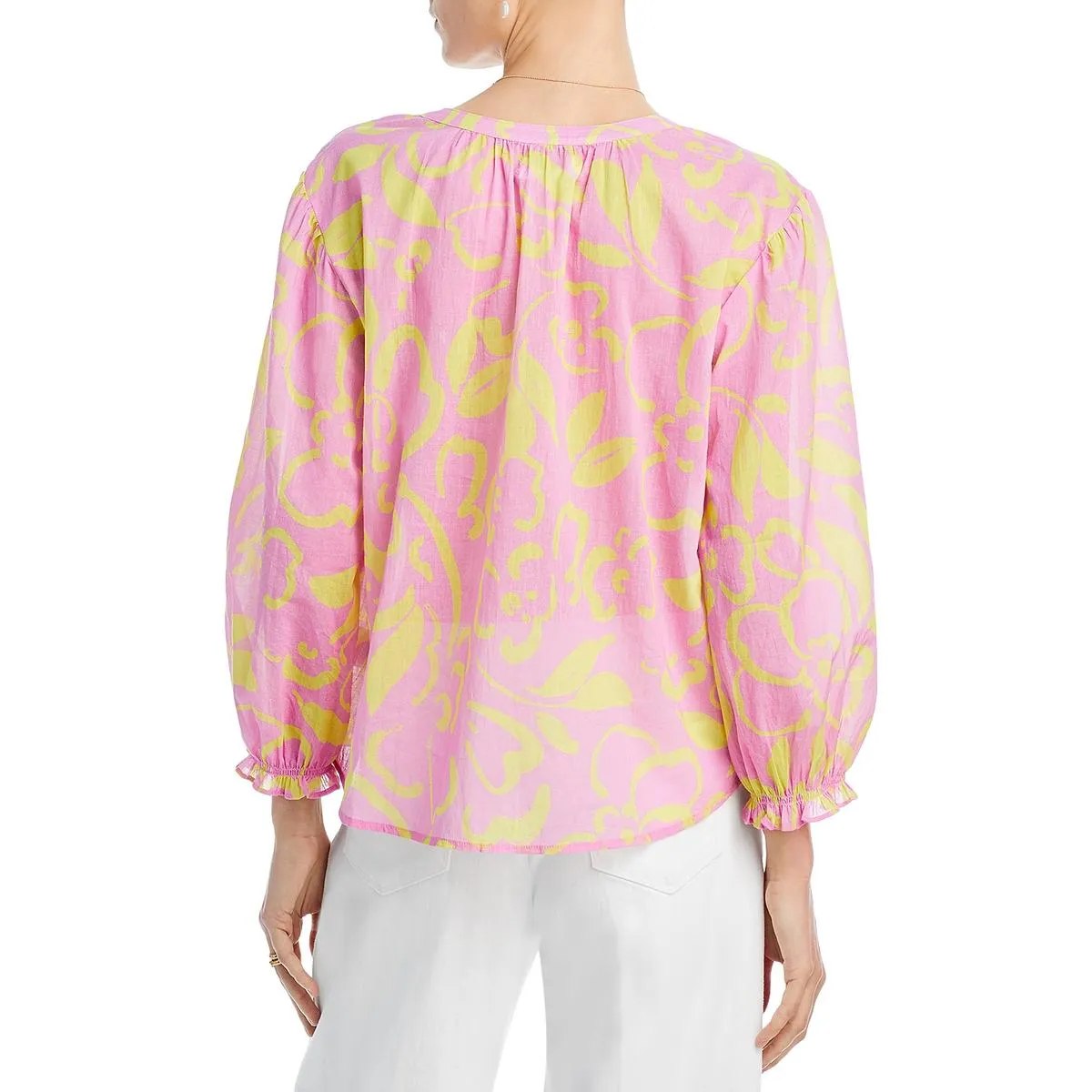 VELVET BY GRAHAM & SPENCER Womens Valentina 6 Cotton Button-Down Top