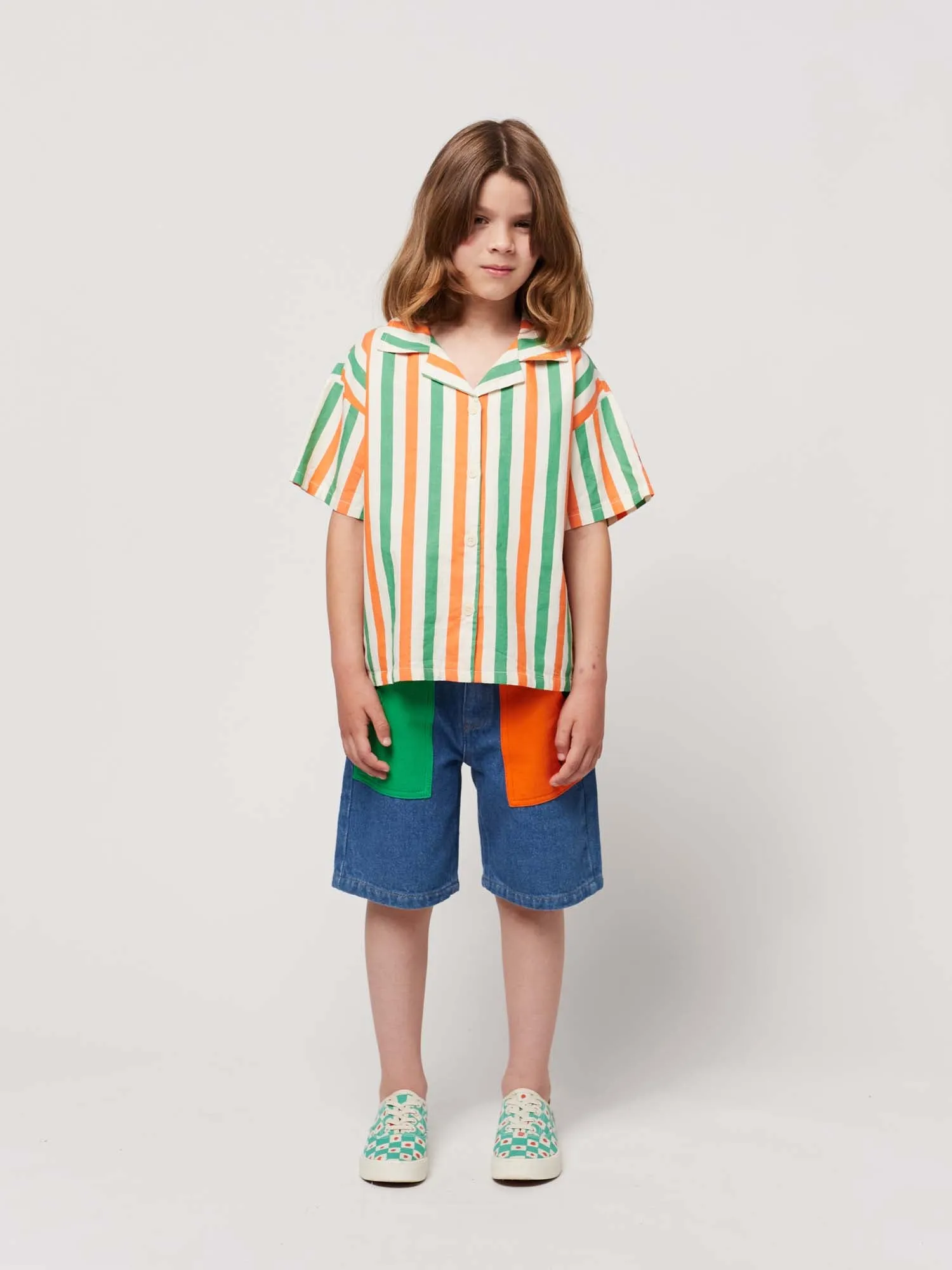 Vertical Stripes Woven Shirt