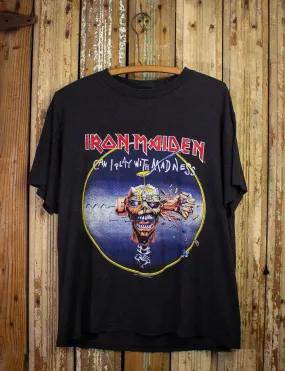 Vintage Iron Maiden Seventh Son of a Seventh Son Concert T Shirt 1988 Black XL