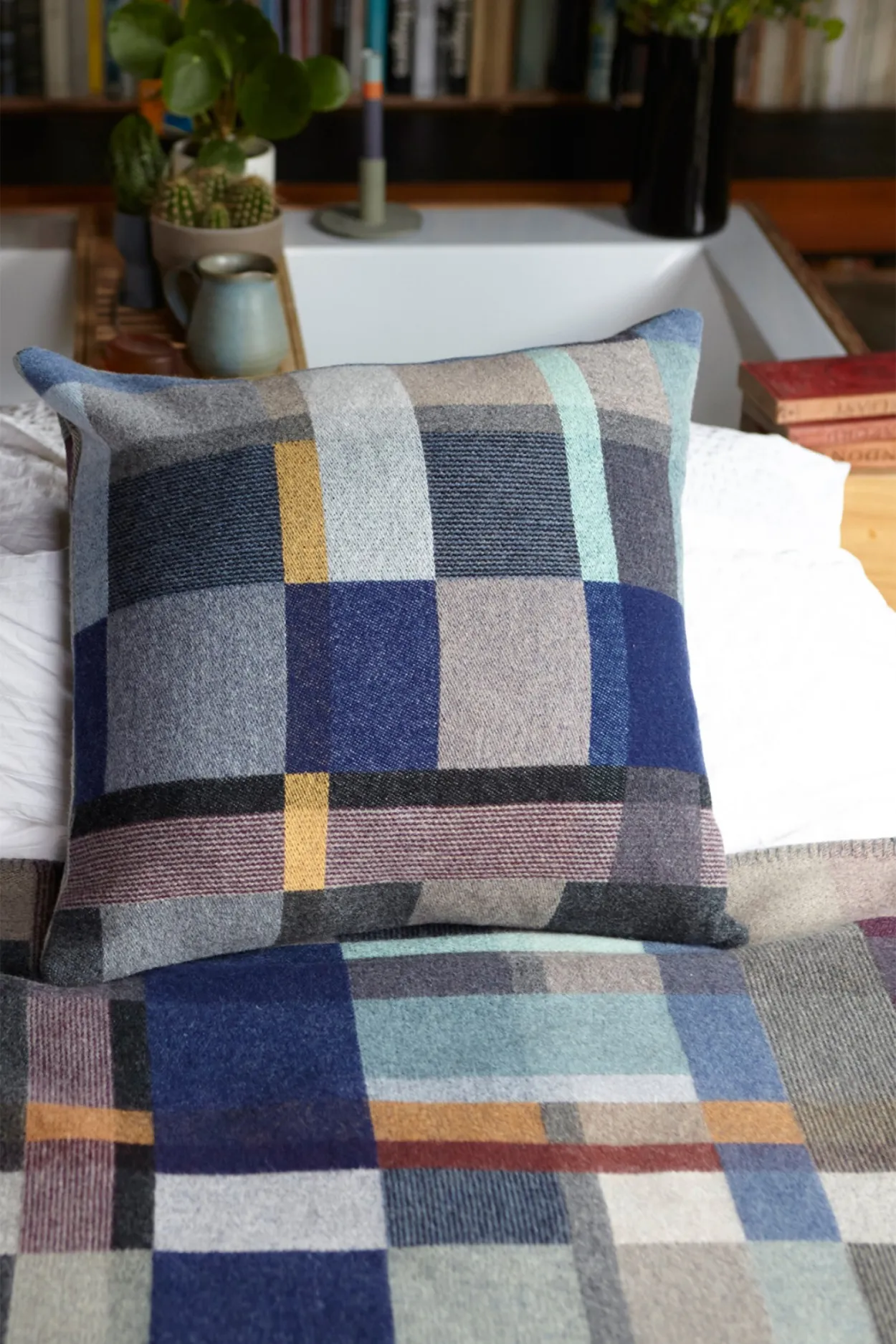 Wallace Sewell - Lambswool Block Cushions