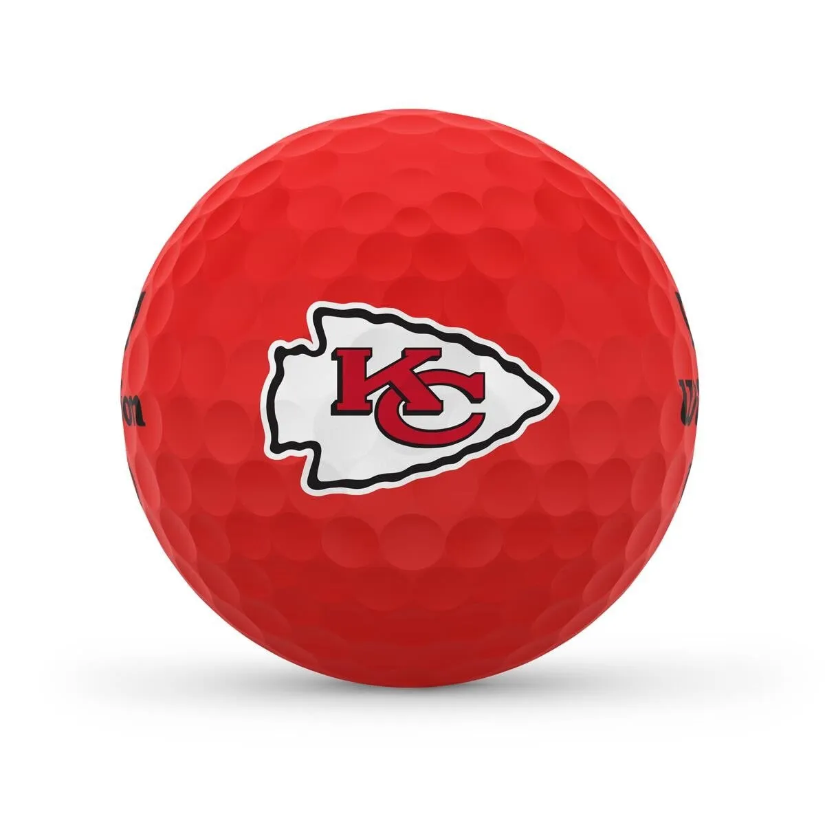 Wilson Staff Duo Optix NFL Team Licensed Golf Balls - Matte Red