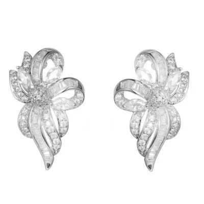 Women's Fashion CZ Bridal Wedding Earring