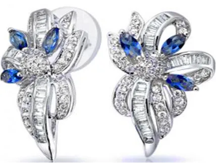 Women's Fashion CZ Bridal Wedding Earring