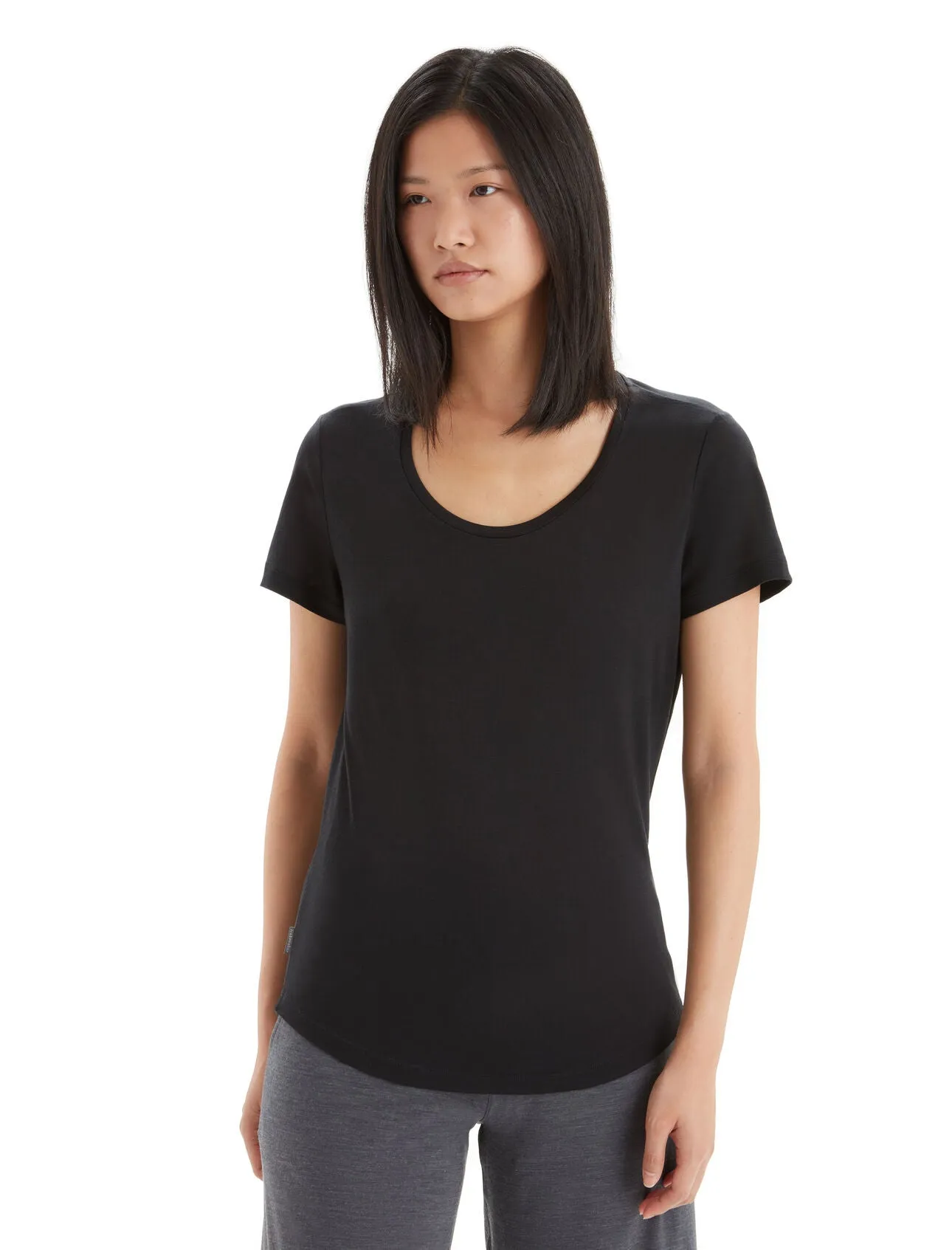 Womens Sphere II SS Scoop Tee