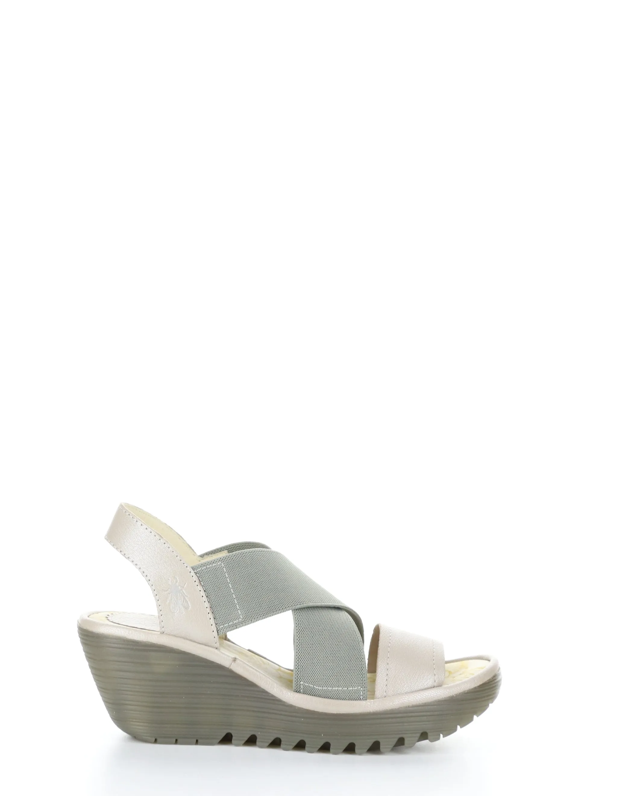 YAJI888FLY 025 MEDIUM/DK SILVER Elasticated Sandals