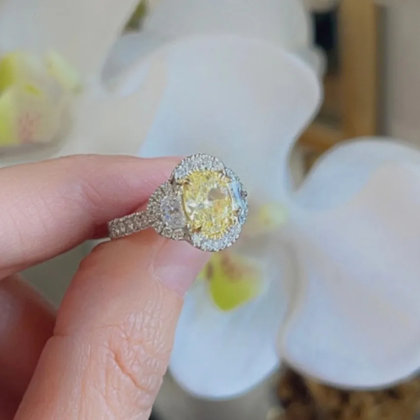 Yellow Diamond Ring