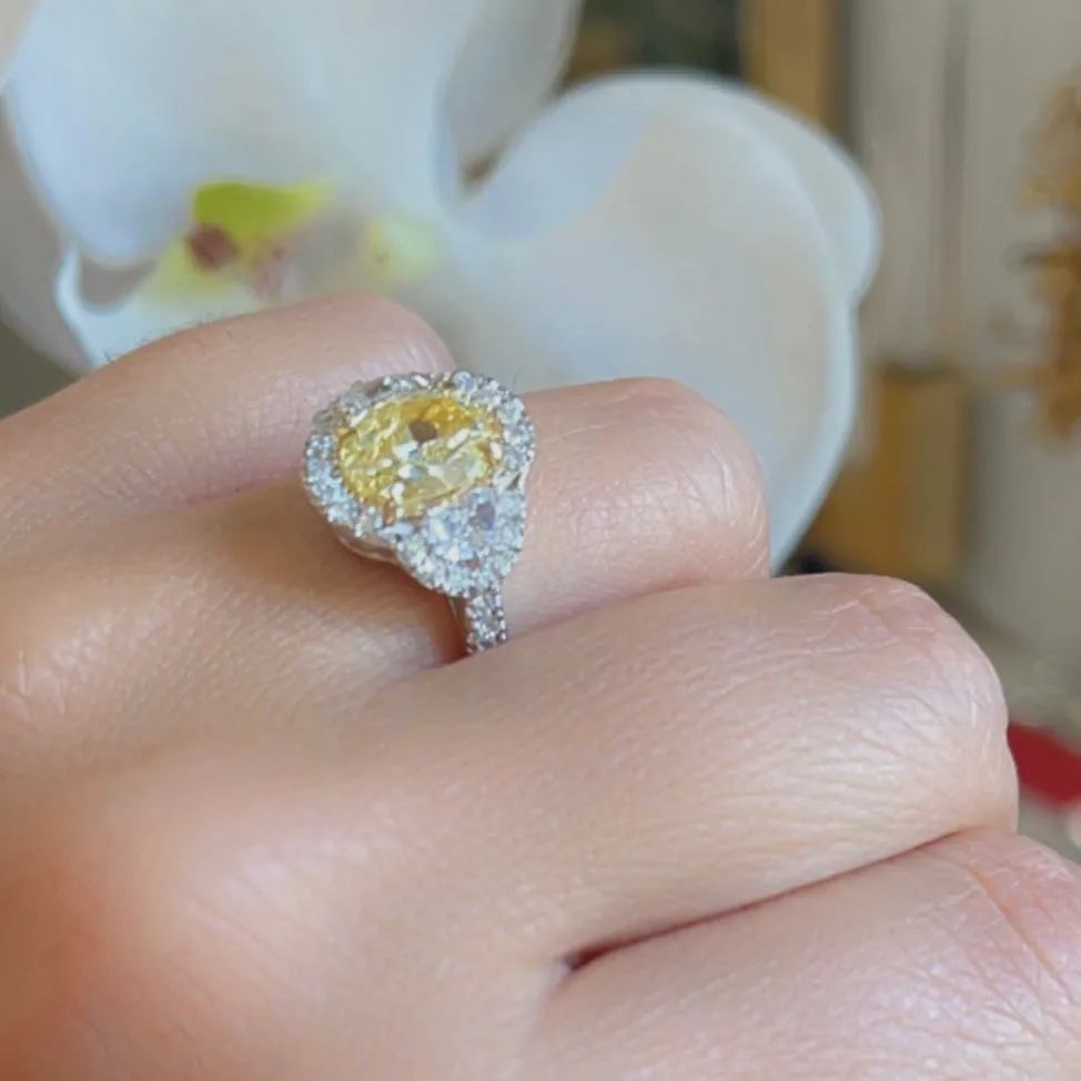 Yellow Diamond Ring