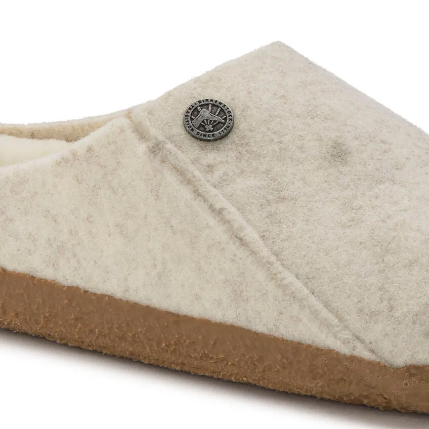 Zermatt Women - Ecru Wool Felt Shearling